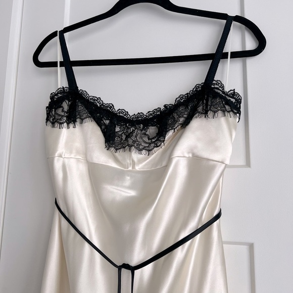 Reformation x Brock Collection Nottingham Silk Maxi Dress Ivory NEW with tags - Picture 4 of 10